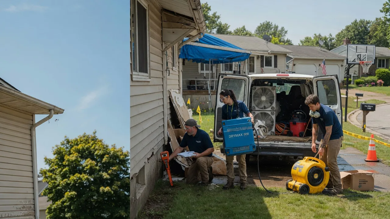 Ceiling Leak Cleanup in Farmer City, IL near me